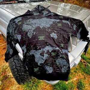 ALF map hoodie, new, rare, unworn assholes live forever